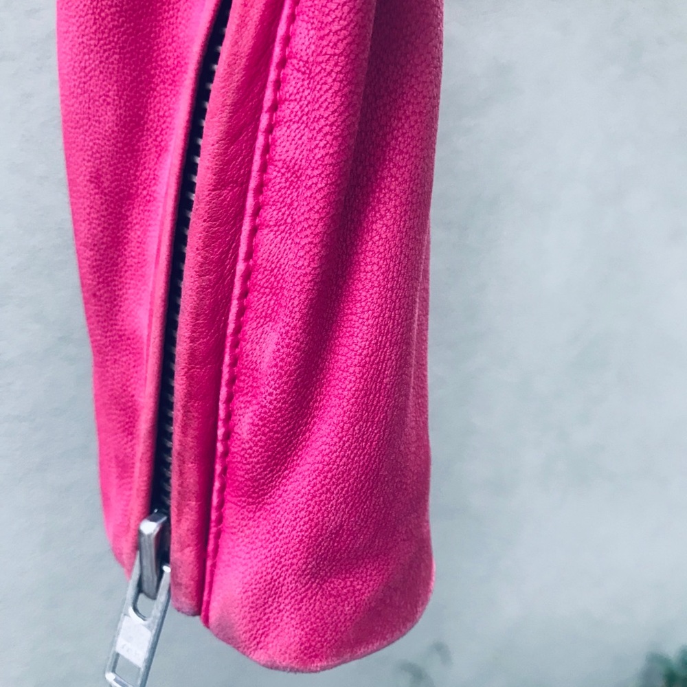 Iro distressed red leather jacket - Picture 3 of 7